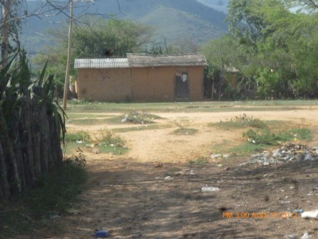 este es una de las casas antiguas que tiene la peña guajira